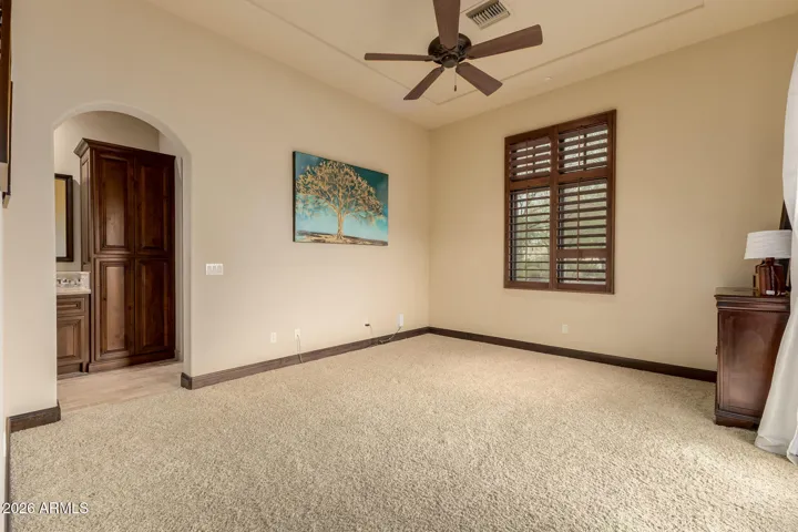 Large Guest Bedroom Down the Corridor for Privacy.
