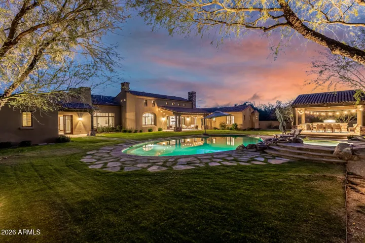 The Backyard is Gorgeous and The House Looks Amazing in Every Light!