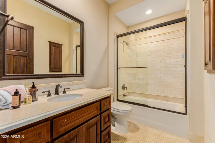 Attached Bath to Bedroom 2.