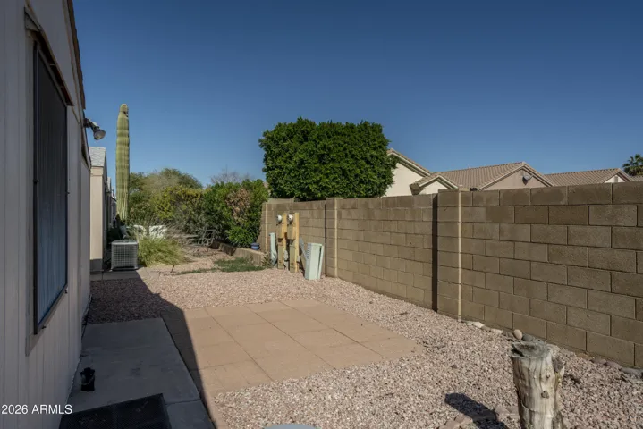 Back patio