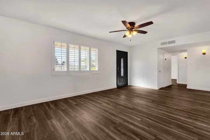 Spacious entryway, LVP throughout main living areas