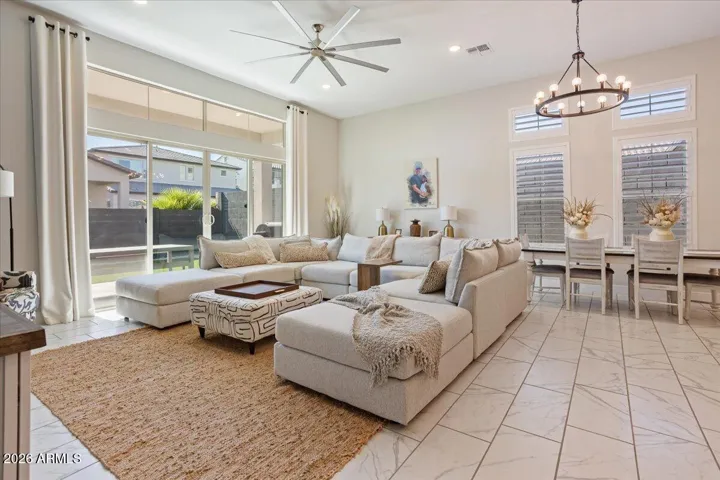 A spacious great room offering flexibility for relaxing, entertaining, or gathering with family and friends.