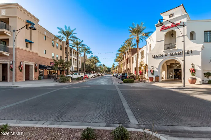 Verrado Main Street offers convenient shopping and dining just minutes away, featuring Bashas’, CVS Pharmacy, Grazies Pizza, Tempo Urban Bistro, and Orange Leaf Frozen Yogurt—all part of Verrado’s walkable, community-focused downtown.