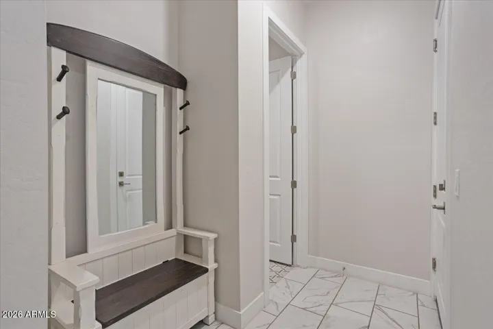 A functional mudroom space designed for everyday organization and easy transitions.