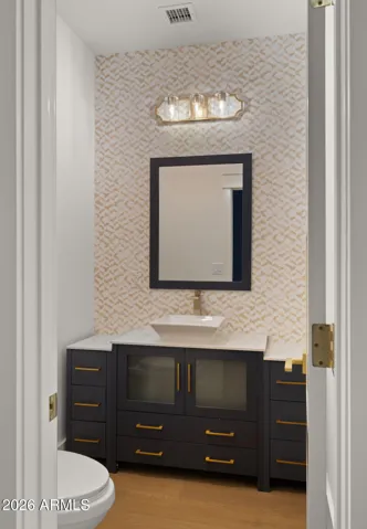 Powder bathroom