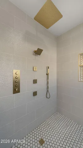 Resort spa shower