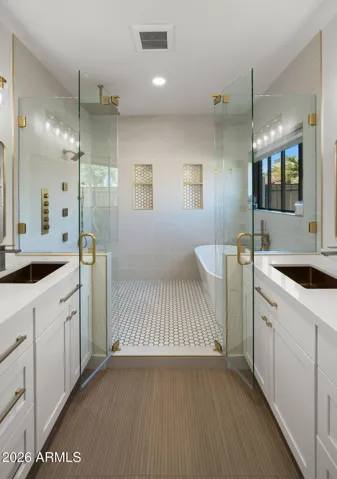 Resort, spa shower