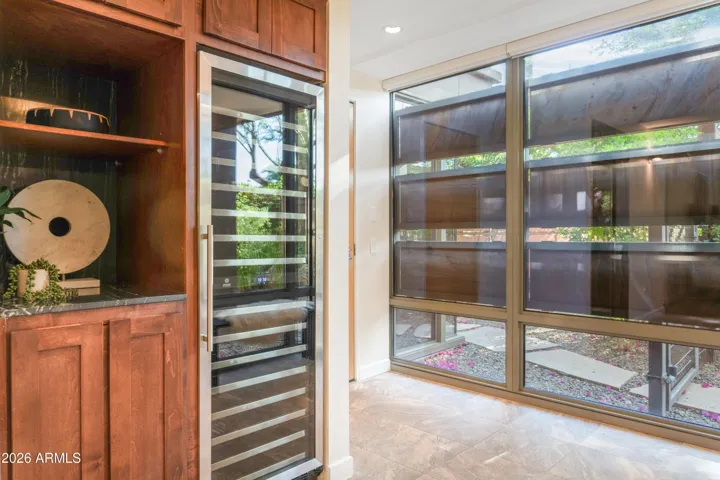 Added built-in wine fridge