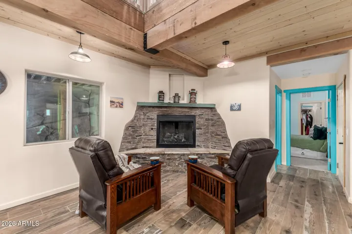 main house cozy fireplace