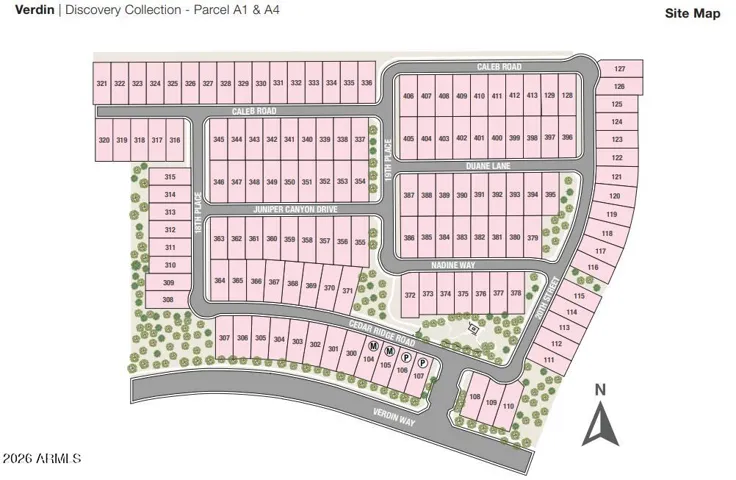 Verdin Discovery Site Map
