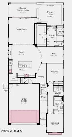 Additional Highlights Include: Multi-slide door at great room, garage service door, tray ceiling at foyer, 4' garage extension, and gourmet kitchen.