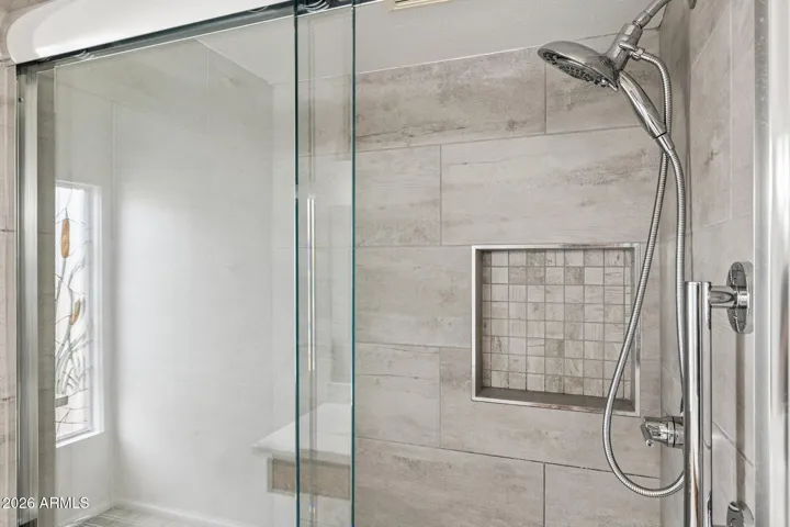 Owner suite upgraded shower