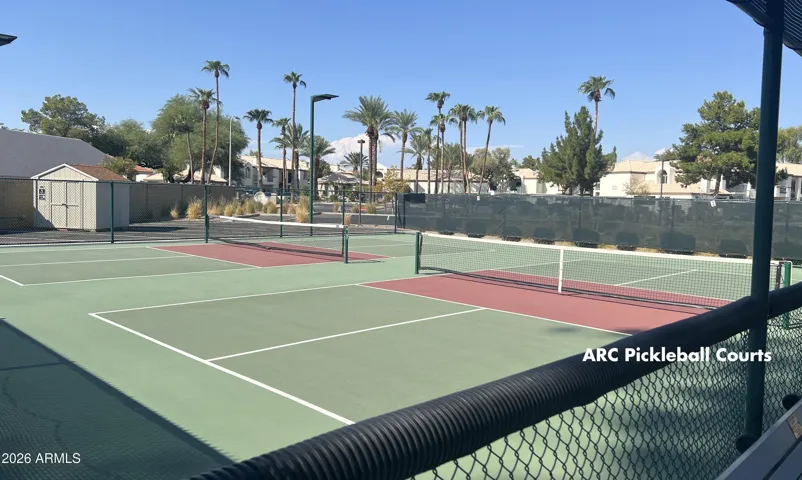 Community pickleball courts (multiple)