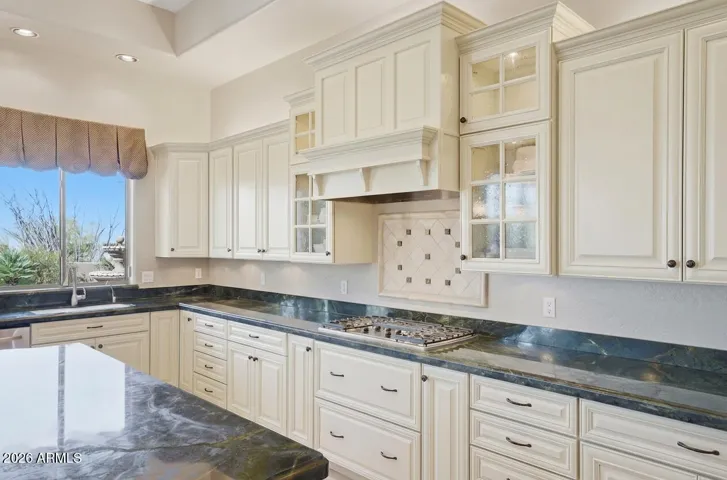 VIRTUAL DEPICTION OF THE KITCHEN CABINETS PAINTED OFF WHITE