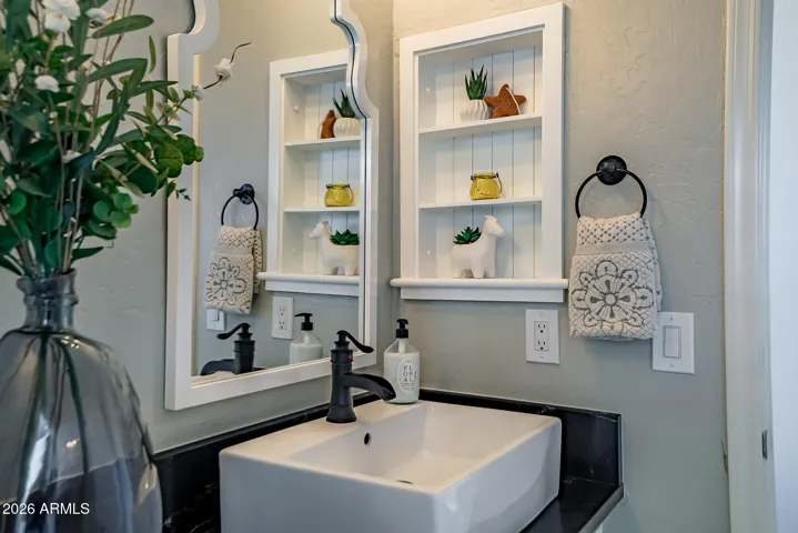 A private bath for this bedroom or the loft