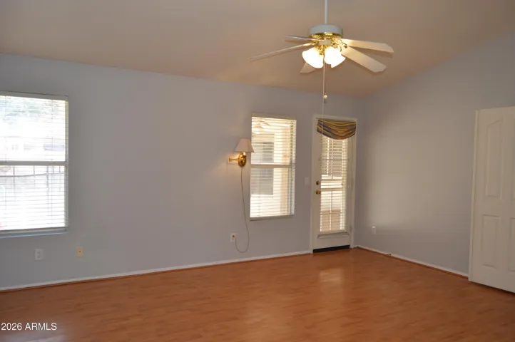 Primary Suite with Large Walk-in Closet and Entry from Backyard