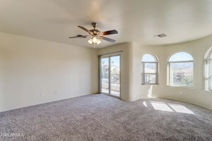 Spacious Master Bedroom.