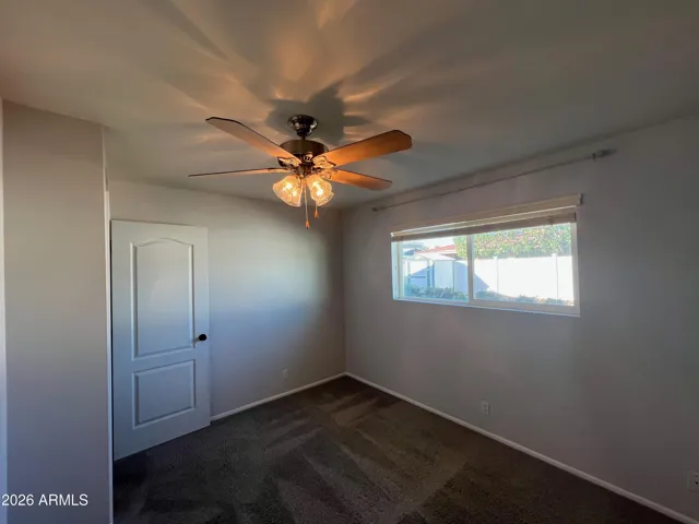 Bedroom 2 with adequate closet space.