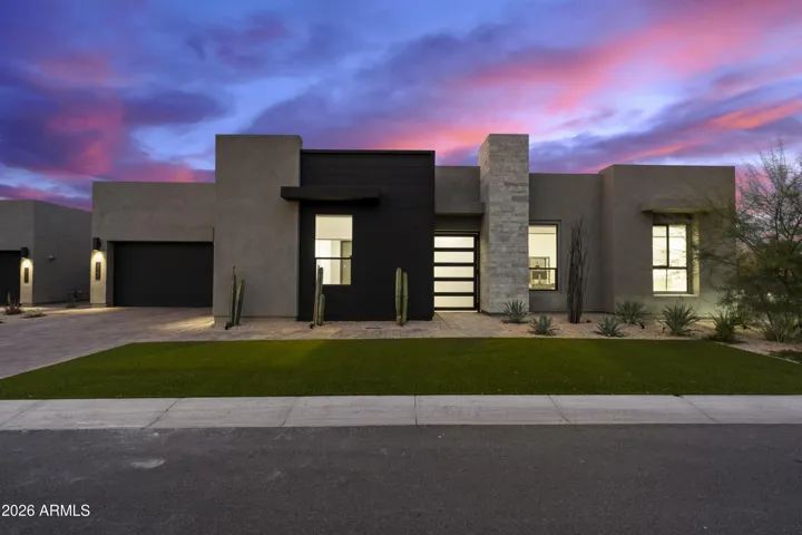 Amazing twilight capture with this front elevation shot.