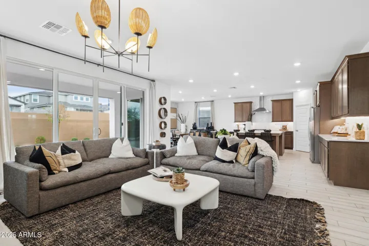 Photos of model home, options may vary. Imagine entertaining with this open concept!