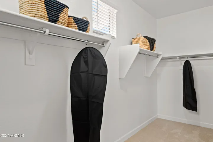 Photos of model home, options may vary. Spacious closet space!