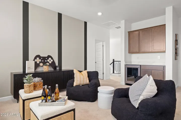 Photos of model home, options may vary. Mini bar cabinetry and countertops! Refrigerator not included.