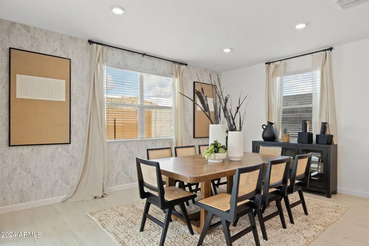 Photos of model home, options may vary. Large dining space-perfect for holiday gatherings.