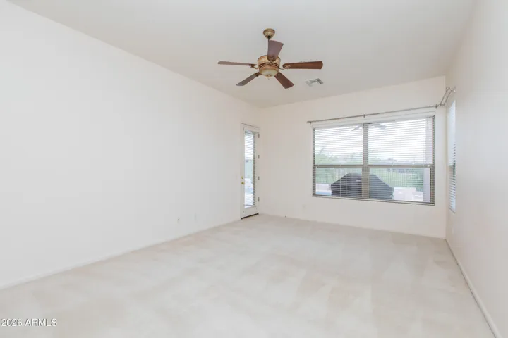 Access to covered patio