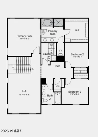 Additional Highlights Include: beautifully upgraded Almond soft-close cabinets, gourmet gas kitchen, added recessed lights in addition to other electrical upgrades, satin nickel hardware and accessories, window coverings, extended railing, pavers, and separate shower & soaking tub in primary suite.