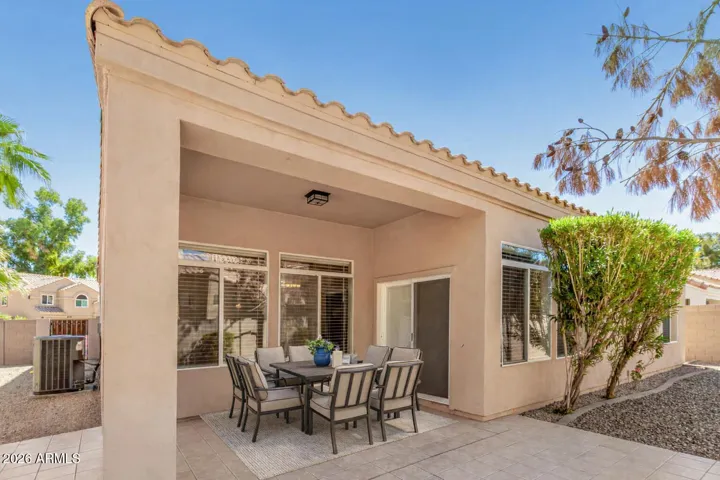Covered patio