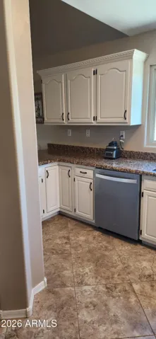 Newly refinished kitchen cabinets