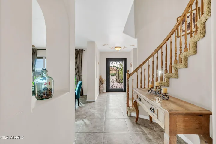 From dining looking towards front door