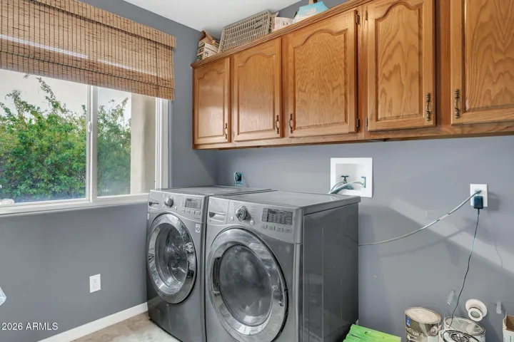 Downstairs laundry