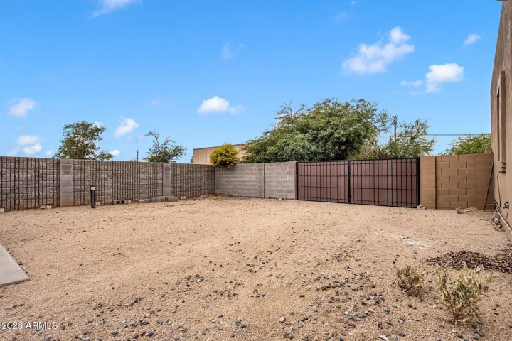 Front south-side RV gate