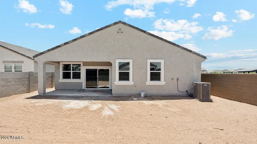 Back Patio. Different spec home.