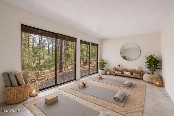 Potential for a relaxing yoga studio with amazing views