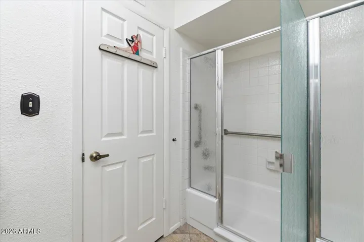Guest bath walk-in shower