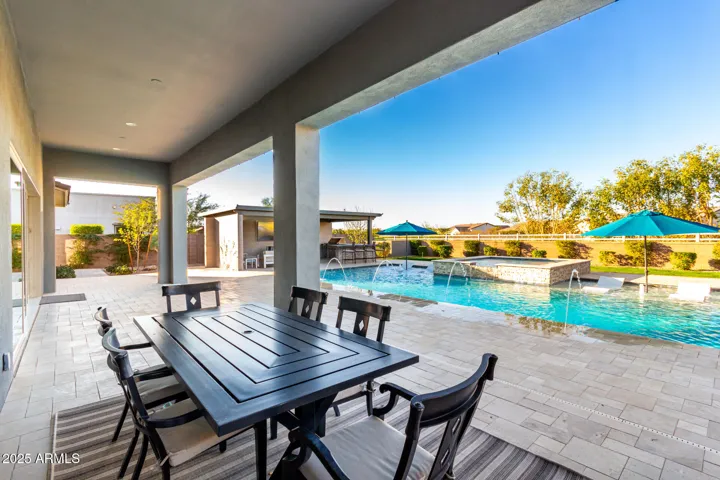 Extended covered patio