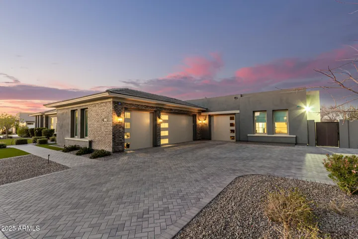 Extended pavered driveway