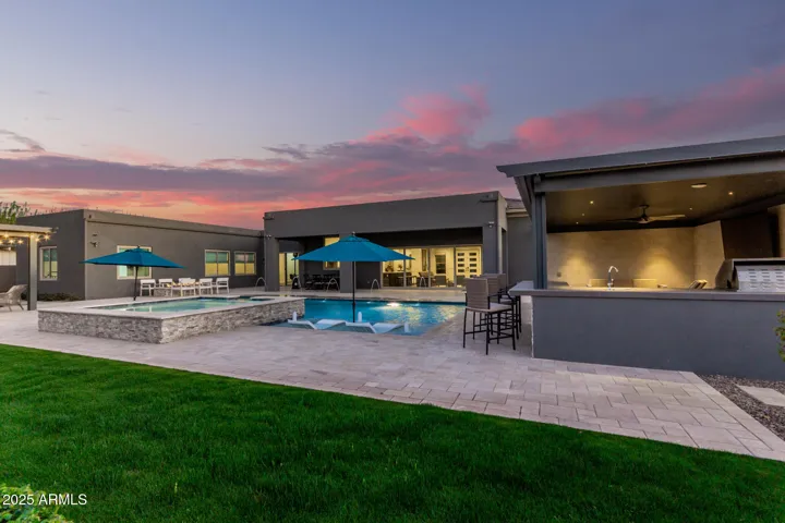 Backyard oasis
