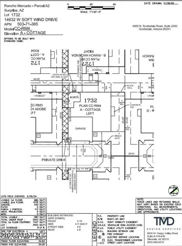 14632 W Soft Wind Dr preliminary plot plan