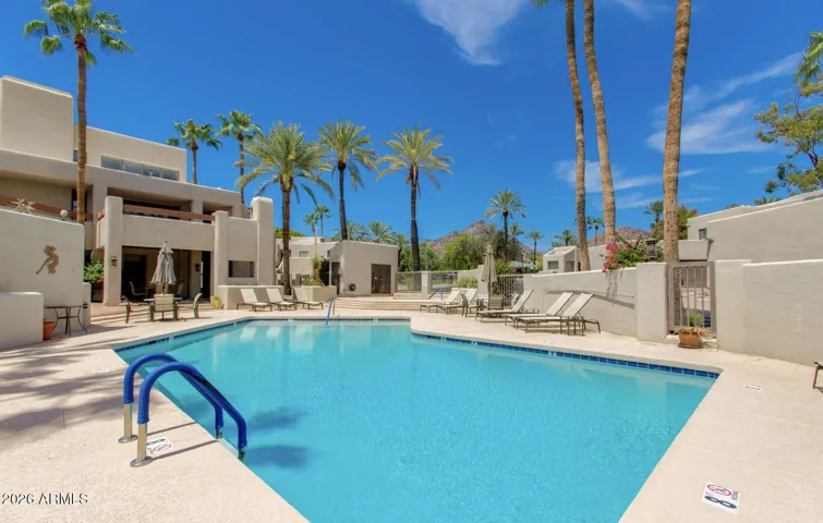 Mountain views from the pool area!