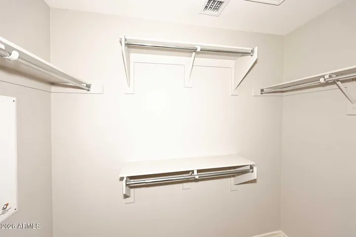 Primary walk-in closet