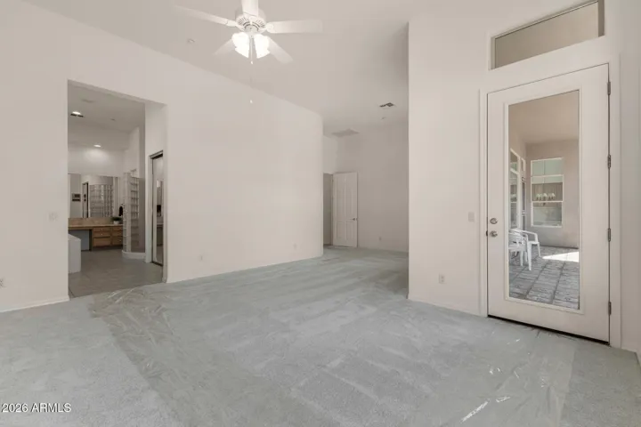 Door to patio