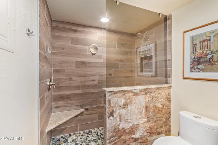 Full custom tiled shower