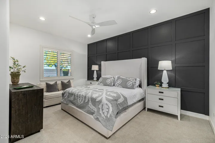 Backyard-facing bedroom offers a quiet retreat with soft natural light throughout the day.
