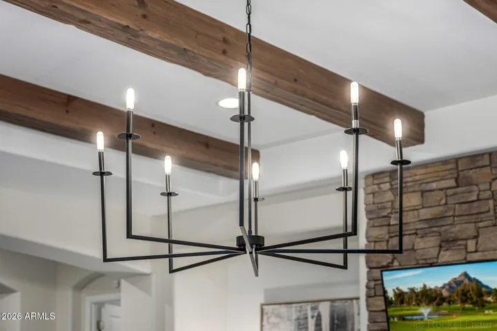 Thoughtfully curated lighting enhances each space with subtle elegance and modern refinement.