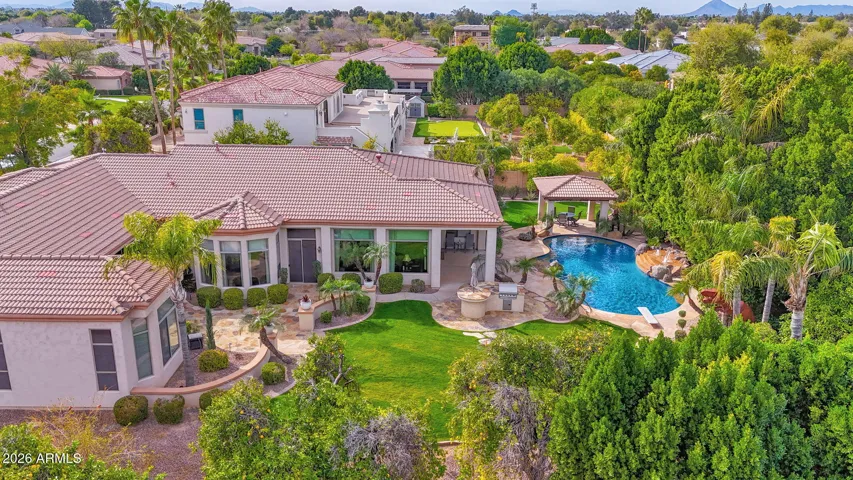 Aerial View of Backyard