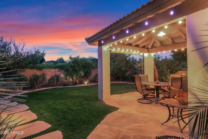 Twilight Back Porch