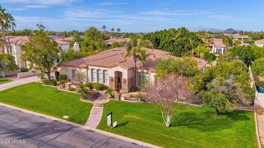 Aerial View Front of Home